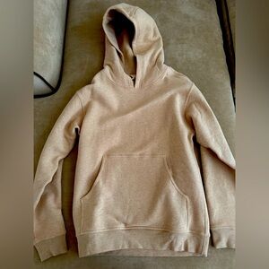Lululemon all yours fleece hoodie Heathered ivory peach